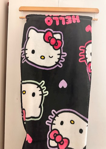 Hello Kitty Çocuk Battaniyesi - Pembe Desenli - Görsel 4