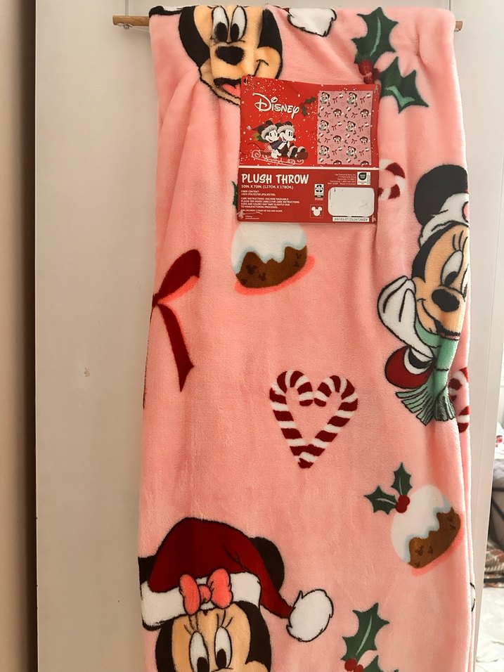 Disney Peluş Çocuk Battaniyesi Pembe - Görsel 2