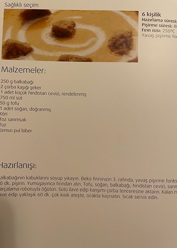 Beko ile Yemek Pişirme Keyfi Kitabı - Görsel 3