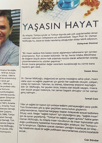 Yaşasın Hayat - Prof. Dr. Osman Müftüoğlu Kitapları - Görsel 2