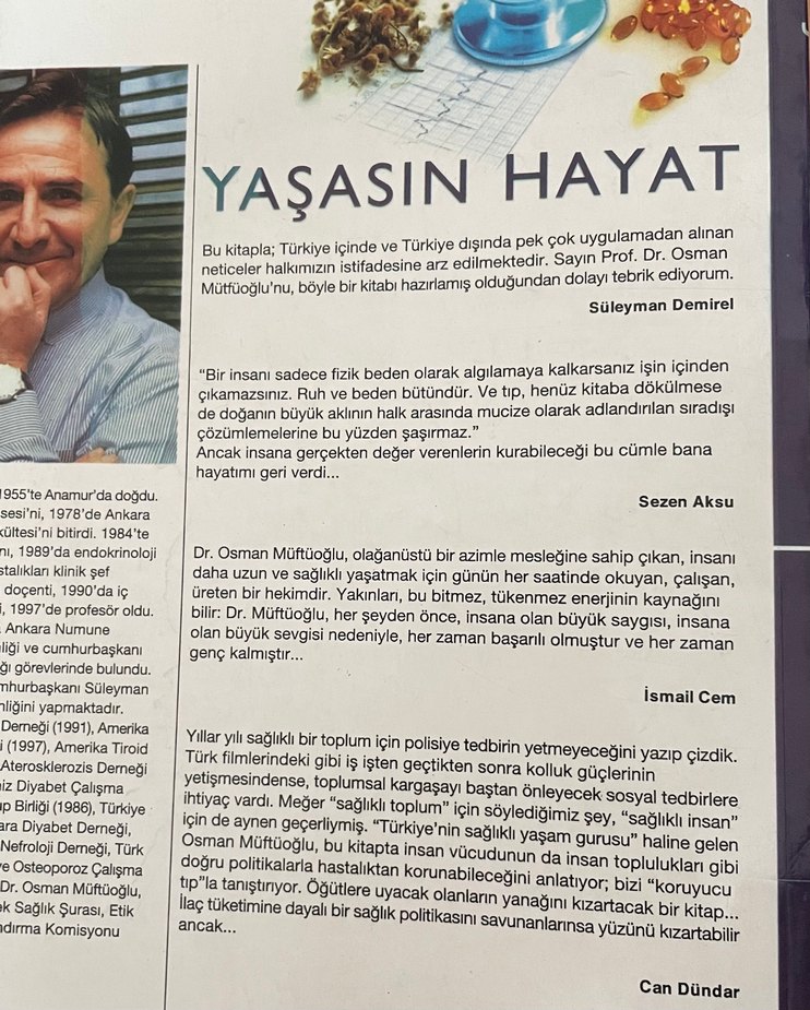 Yaşasın Hayat - Prof. Dr. Osman Müftüoğlu Kitapları - Görsel 2