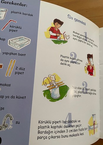 Benim Küçük Deneylerim Mekanik Çocuk Kitabı - Görsel 2