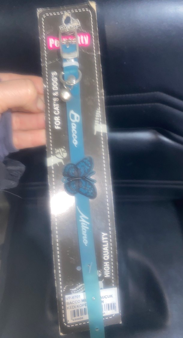 Mavi kedi tasması - Görsel 2