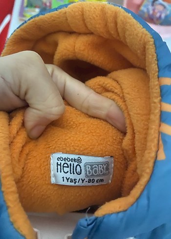 Mavi Erkek Çocuk Fermuarlı Mont - Görsel 2