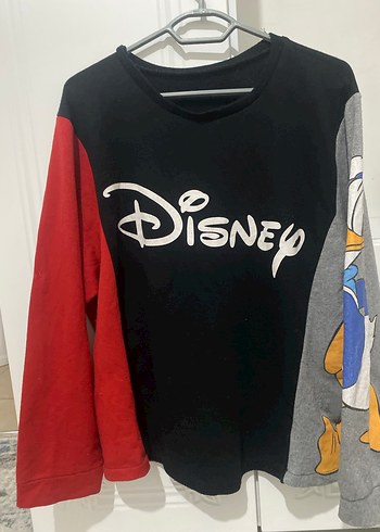 Kadın Siyah Disney Baskılı Sweatshirt - Görsel 2