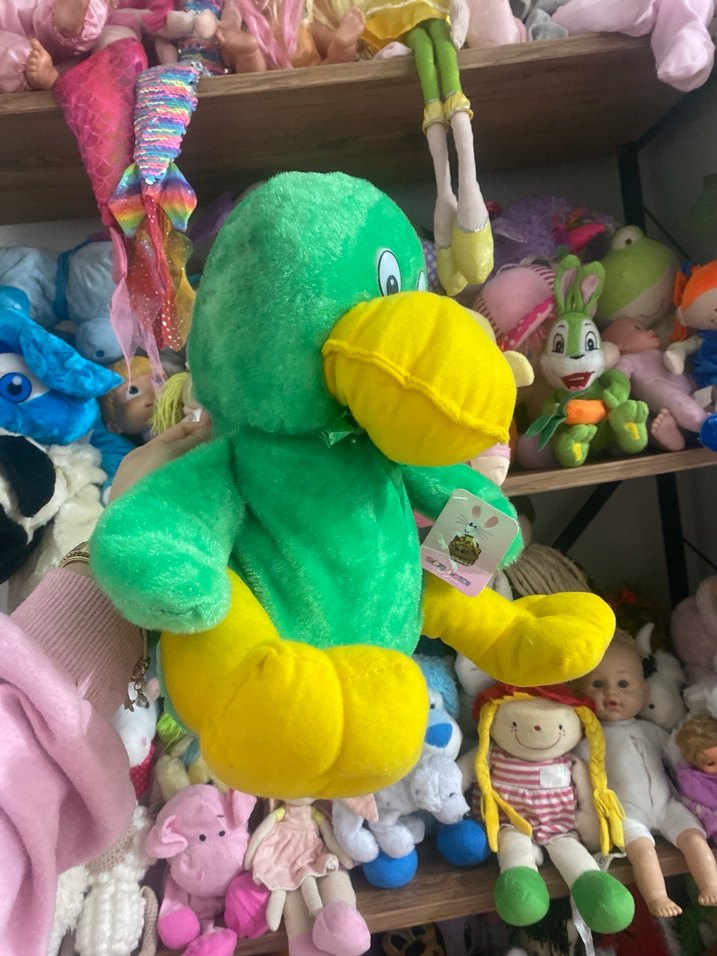 Renkli Peluş Ördek Oyuncak - Görsel 4