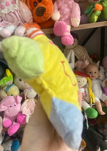 Renkli Yıldız Şekilli Peluş Oyuncak - Görsel 3