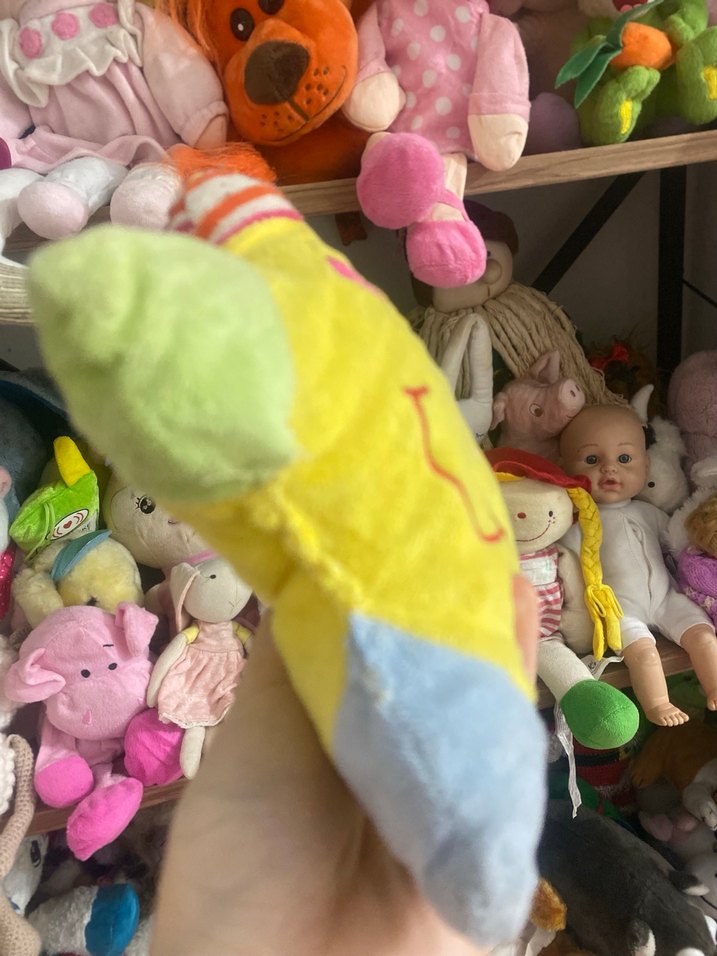 Renkli Yıldız Şekilli Peluş Oyuncak - Görsel 3