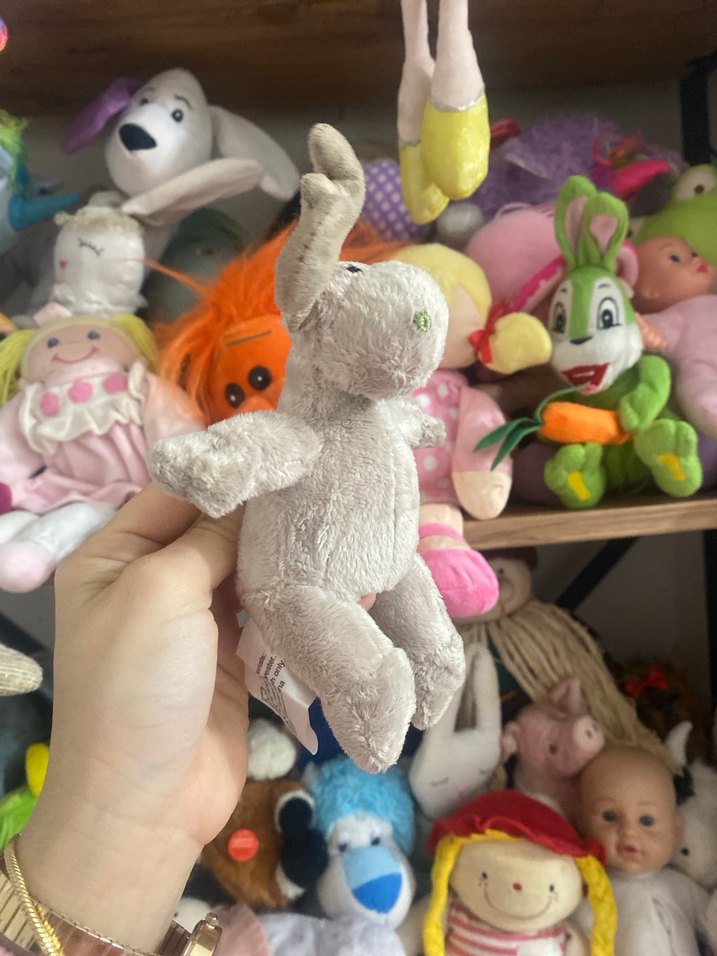 Gri Peluş Geyik Oyuncak - Görsel 2