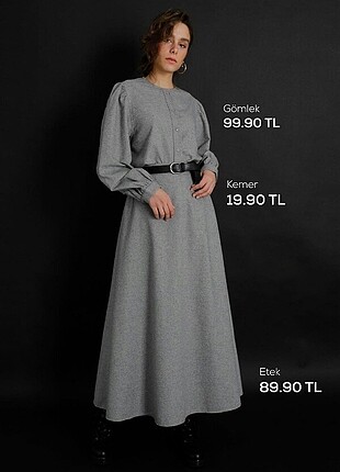 Suud collection etek ve gömlek