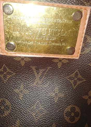 Gucci Klasik Paris Desenli Kahverengi Deri Kadın Çanta