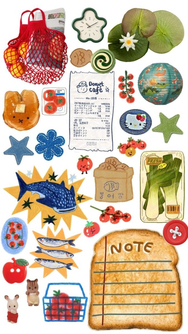 Turuncu sticker set - Görsel 4