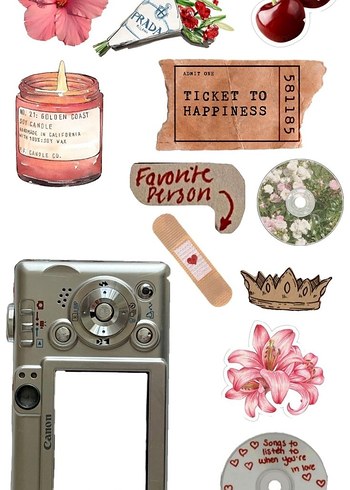 3 sayfa karışık sticker set - Görsel 3