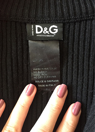 Dolce & Gabbana Dolce&Gabbana; siyah hırka orjinal