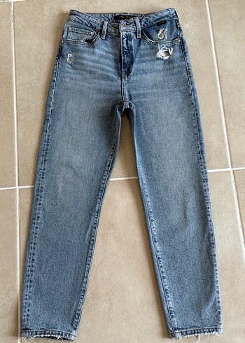 26 Beden mavi Renk 26/ 27 beden Star serisi kadın mom jean