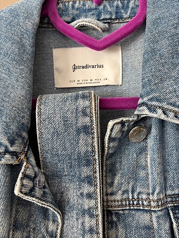 Stradivarius Stradivarius kemerli jean ceket