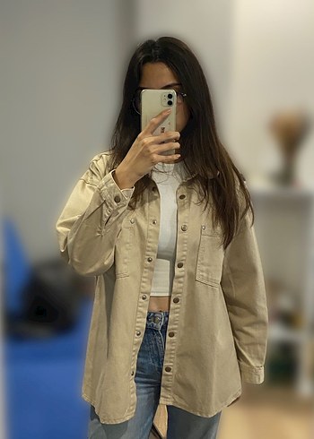 Bej kot ceket
