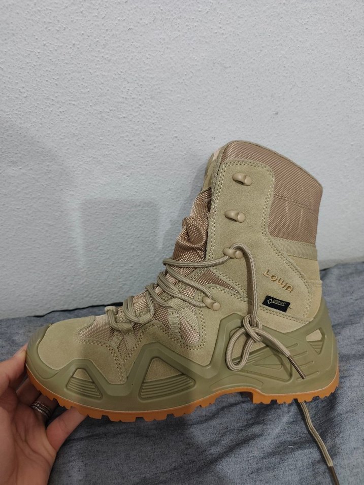 Bej Kamuflaj Desenli Bağcıklı Erkek Bot - Görsel 3