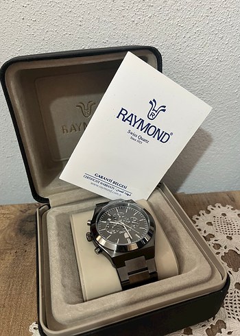 Raymond Weil Raymond Siyah Metal Sik Kol Saati