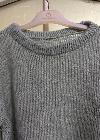 Yeşil Örgü Kadın kazak - Görsel 2