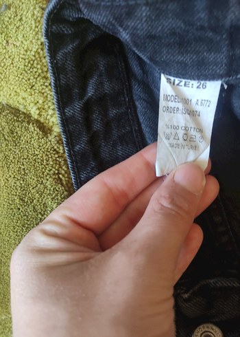 diğer Beden siyah Renk Siyah Rahat Kesim Kadın Midi Kot Pantolon
