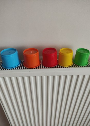 Renkli Eğitim Oyuncakları Bardak Seti - Görsel 2