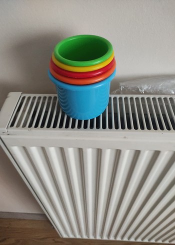 Renkli Eğitim Oyuncakları Bardak Seti - Görsel 4