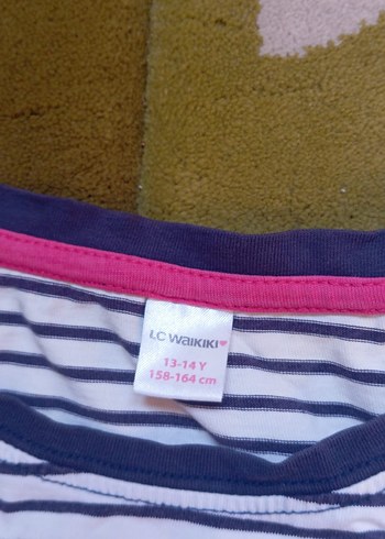 Çiçek İşlemeli Yakalı Pembe Uzun Kollu Tişört ikili fiyattır - Görsel 6