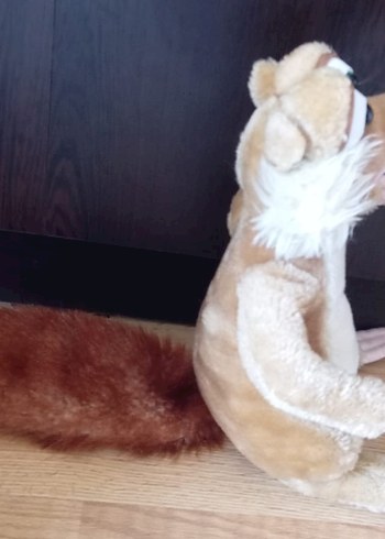 Bej Peluş Oyuncak Sincap - Görsel 3