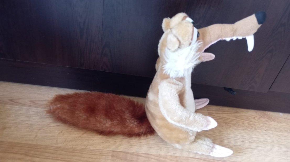 Bej Peluş Oyuncak Sincap - Görsel 3