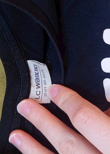 Kız Çocuk Lacivert Baskılı Sweatshirt ve Pantolon - Görsel 4