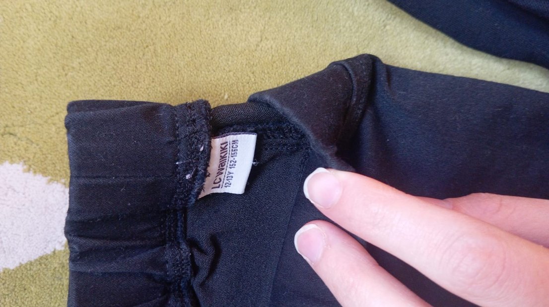 Kız Çocuk Lacivert Baskılı Sweatshirt ve Pantolon - Görsel 3