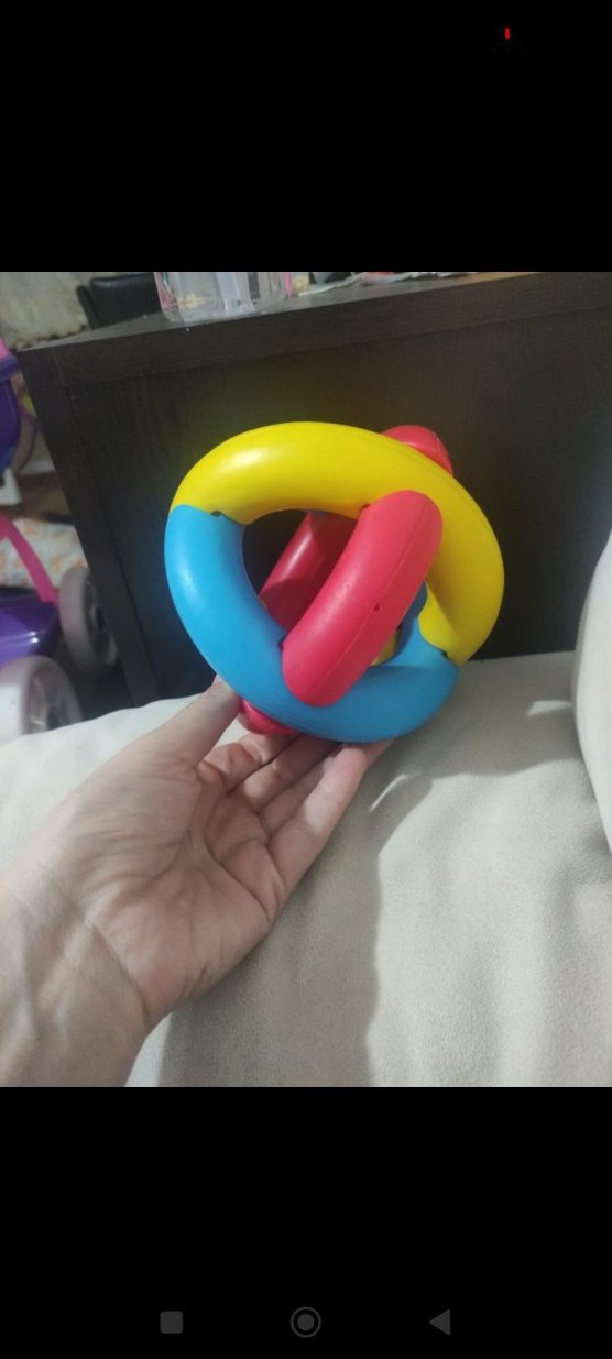 Renkli Diş Kaşıyıcı ve Çıngırak Oyuncak - Görsel 3