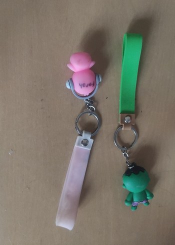 Renkli Elastik Rock Punk Kadın Anahtarlıktane fiyatı - Görsel 3