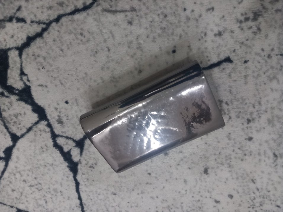 Parlak Gri Kadın Portföy Çanta - Görsel 2