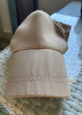 Bej Kadın Spor Şapka Velcro Ayarlı