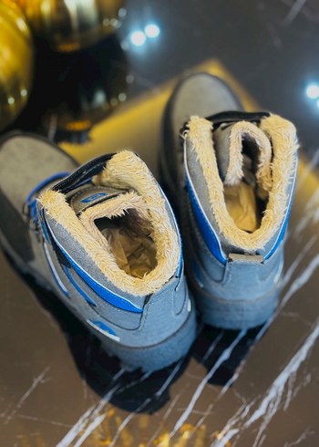35 Beden mavi Renk Çocuk Sıcak Tutarlı Kışlık Bot