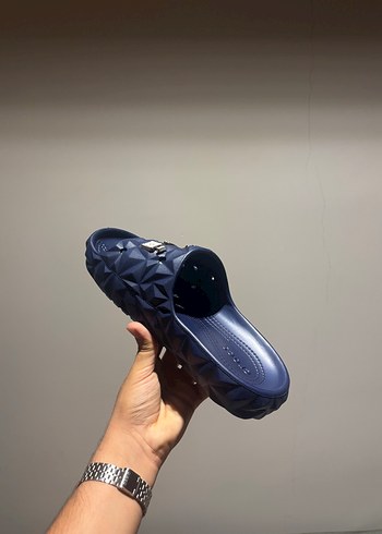 36 Beden lacivert Renk CROCS Geometri Desen Kadın Terlik