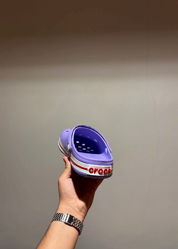 37 Beden mor Renk CROCS Önü Kapalı Kadın Terlik (LİLA RENGİ)