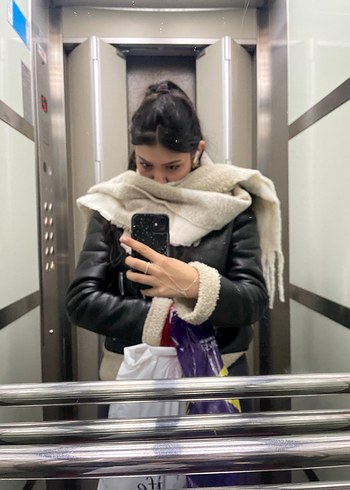 Kürklü Deri Ceket - Görsel 5