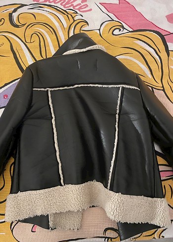 Kürklü Deri Ceket - Görsel 4