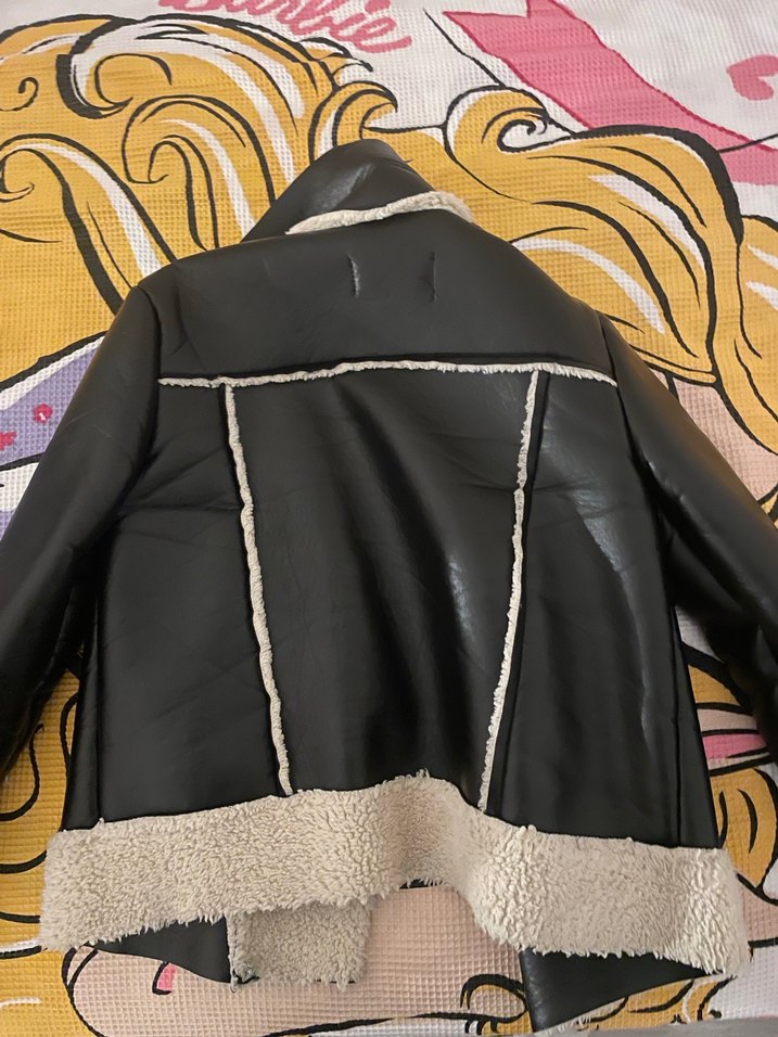 Kürklü Deri Ceket - Görsel 4