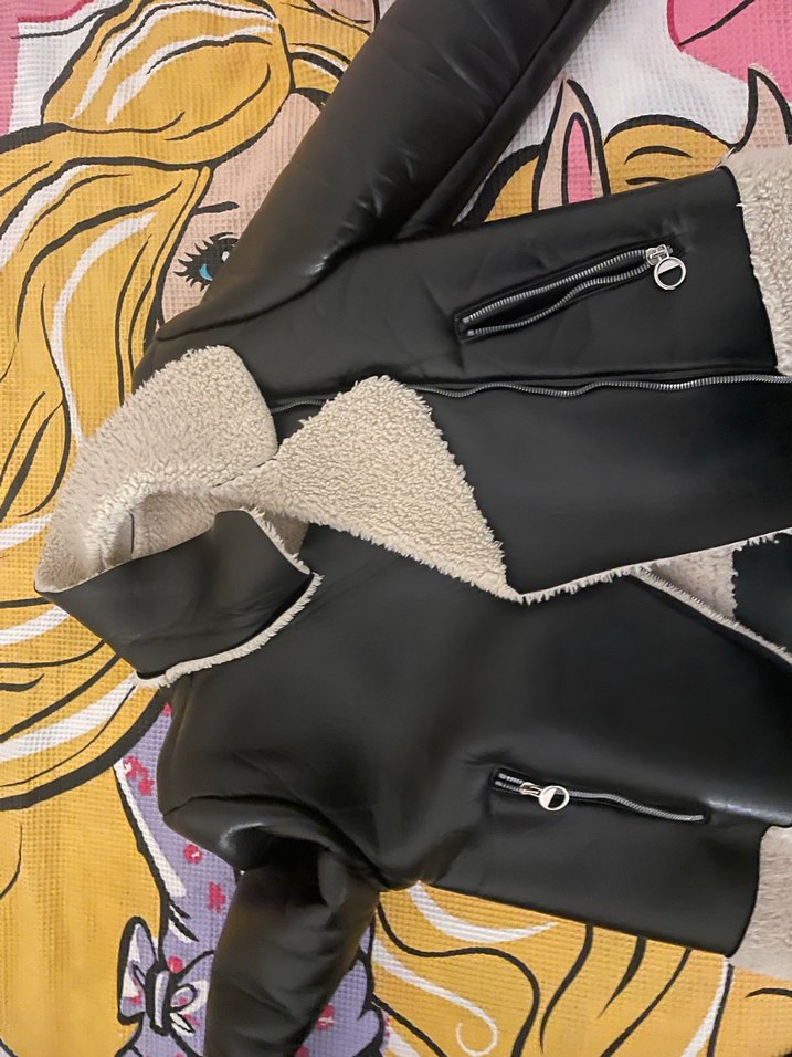 Kürklü Deri Ceket - Görsel 2