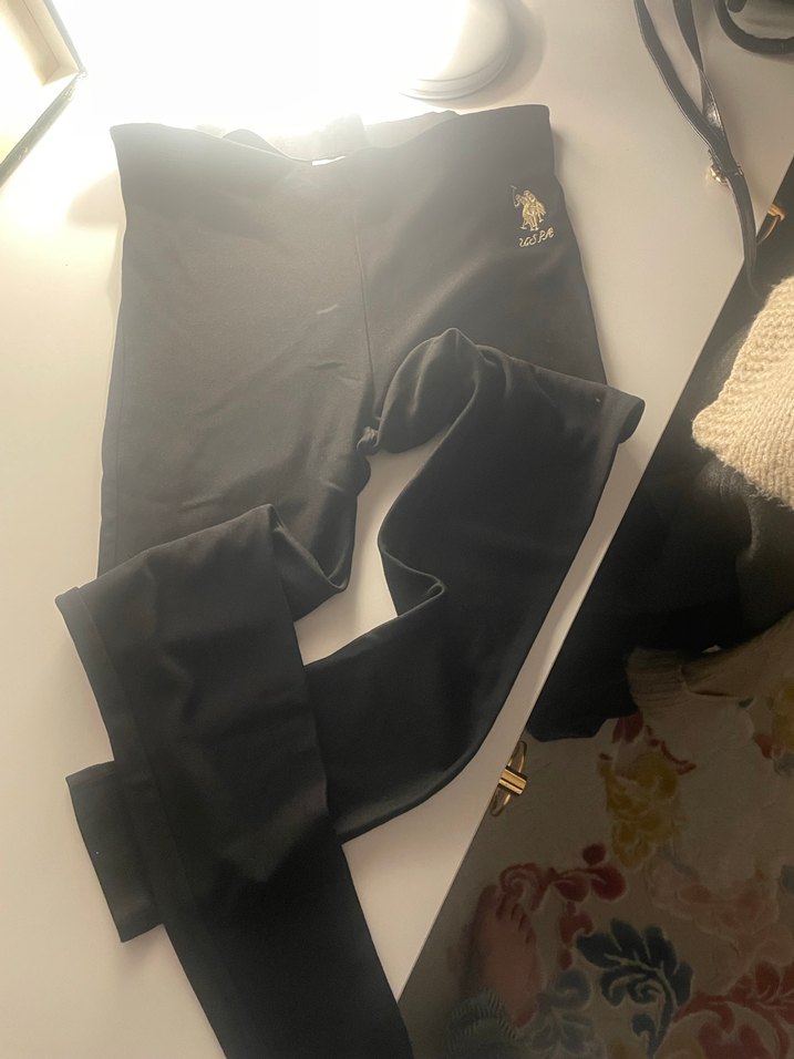 Siyah Midi Kadın Tayt Spor ve Günlük - Görsel 2