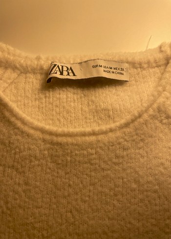 Beyaz Kadın Yumuşak Kazak - Görsel 2