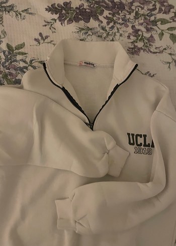 m Beden Beyaz Sweatshirt