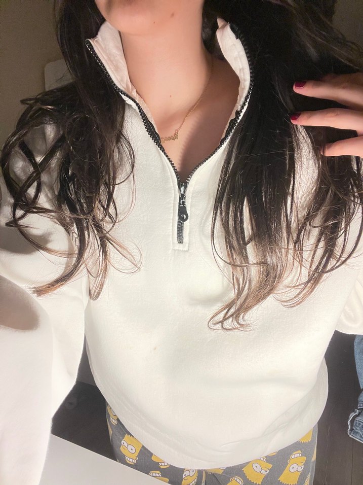 Beyaz  Sweatshirt - Görsel 4