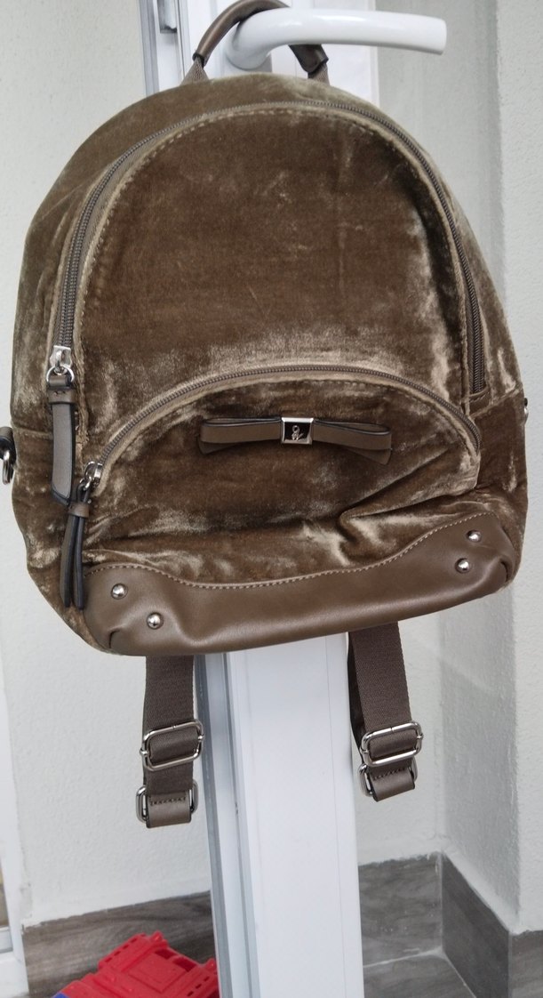 Bej Süet Kadın Sırt Çantası - Nine West - Görsel 2