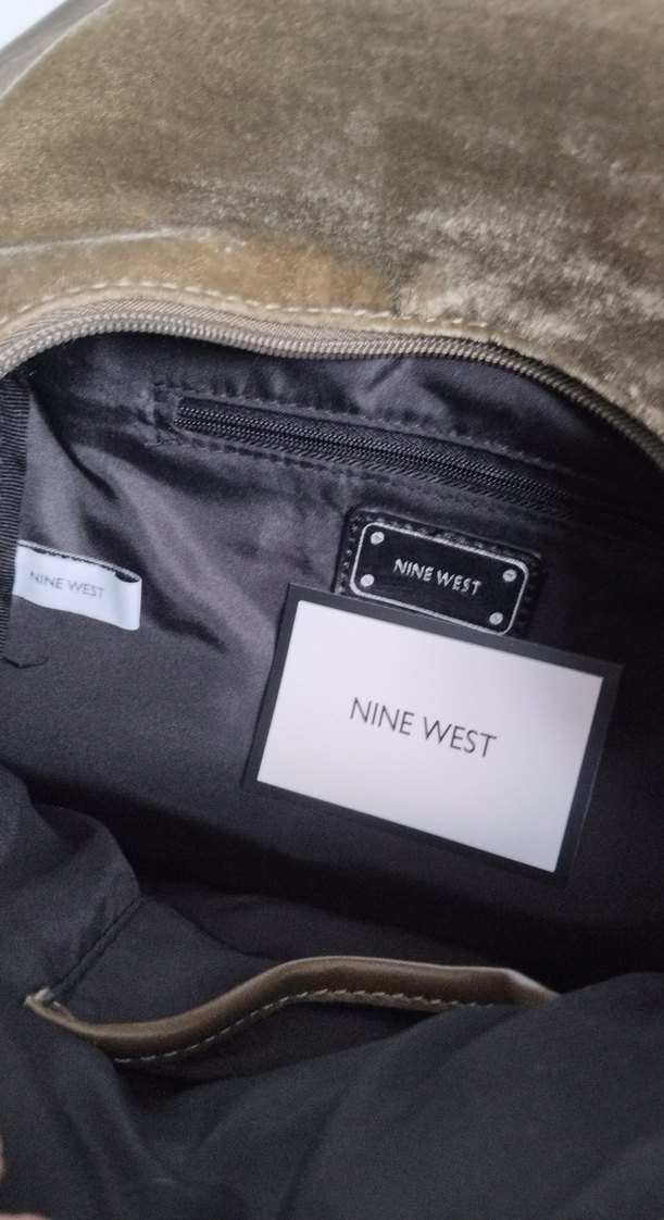 Bej Süet Kadın Sırt Çantası - Nine West - Görsel 4