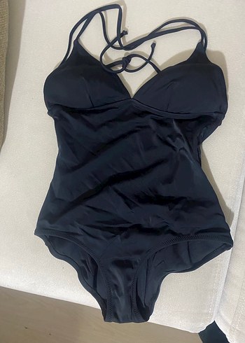 Penti Siyah İnce Askılı Kadın Mayo - Görsel 3